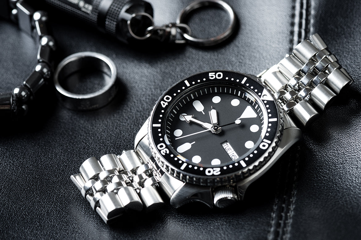 The majestic black dial watch