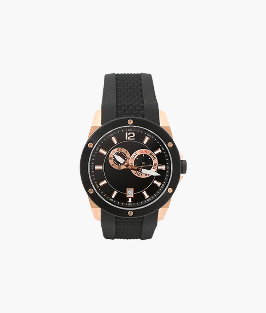 Black Leather 3 in 1 Automatic