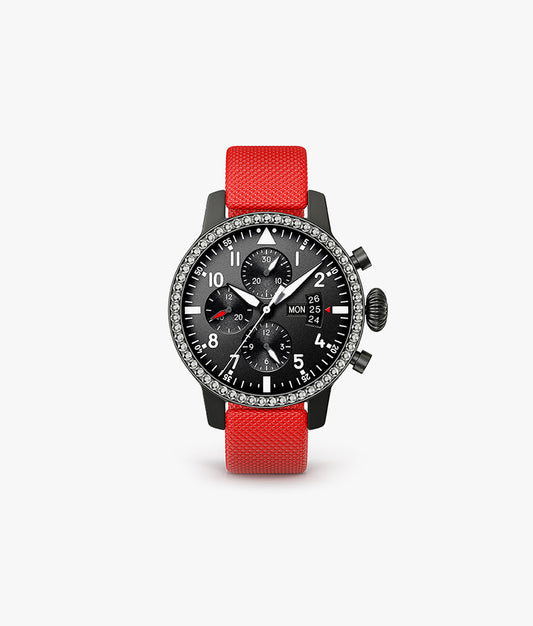 Red on Black Numeral Dial